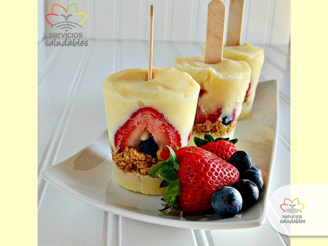 Lunes Saludable con Helado de Cheesecake casero, natural y delicioso