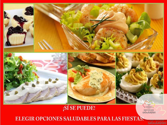 Opciones de comidas para las Fiestas!